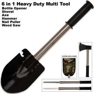 Multi Purpose Tool Shovel Axe wood Saw  price in Pakistan